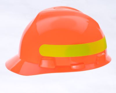 HiVis MSA V Gard Orange High Visibility