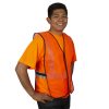 Safety Vest V100 Orange No Pockets