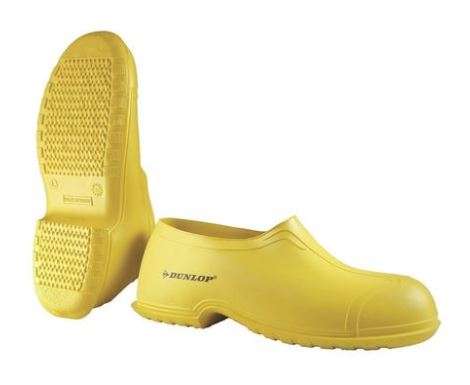 Yellow Dunlop Overshoes