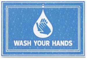 wash your hands mats