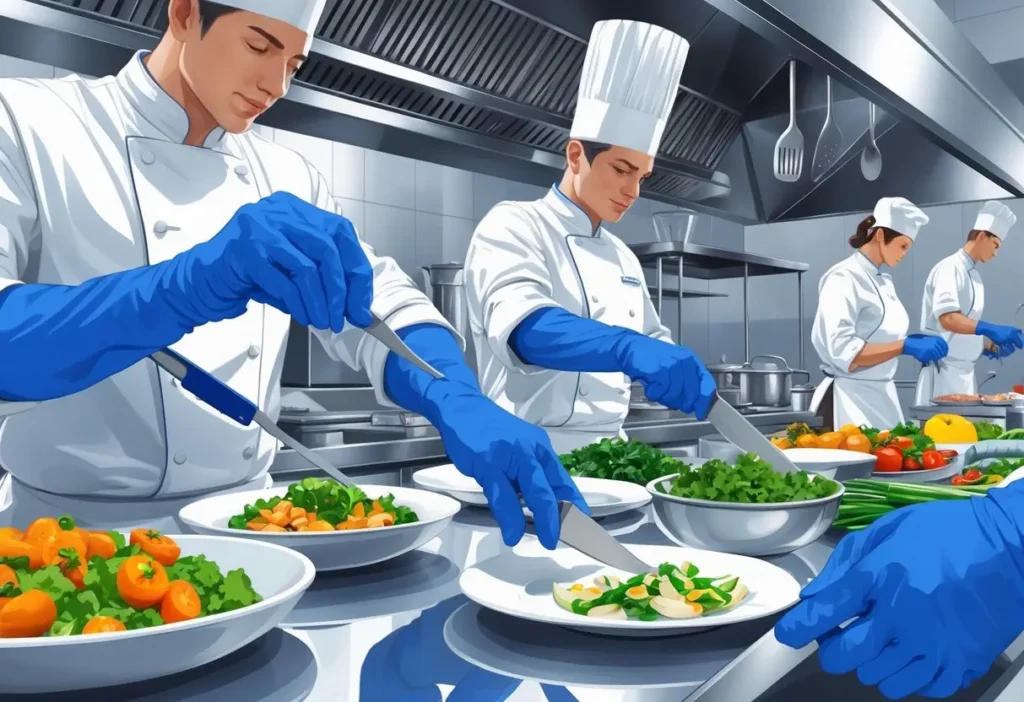Food-Service Pros Swear by Nitrile Gloves